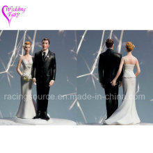 The Love Pinch Caucasian Couple Wedding Cake Topper Figurine